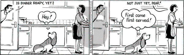 Fred Basset on Thursday April 16, 2009 Comic Strip