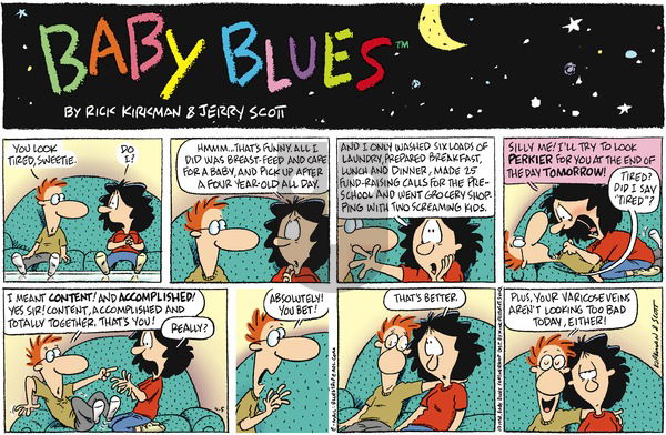 Baby Blues - Sunday April 5, 1998 Comic Strip