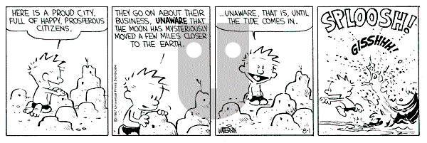 Calvin and Hobbes - Saturday August 1, 1987 Comic Strip