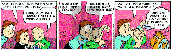 Garfield on Thursday November 29, 1984 Comic Strip