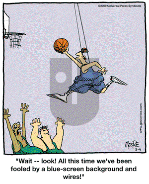 In the Bleachers on Monday March 9, 2009 Comic Strip