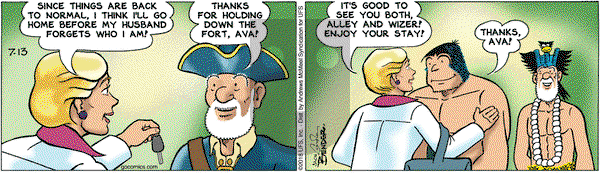 Alley Oop on Friday July 13, 2018 Comic Strip