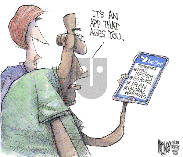 Matt Davies on Monday July 22, 2019 Comic Strip