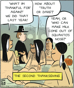Brevity on Thursday November 27, 2014 Comic Strip
