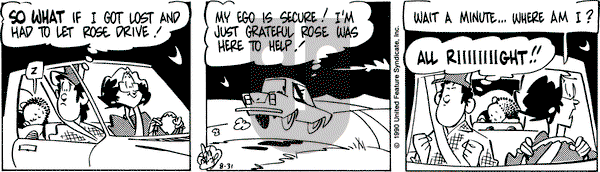Rose is Rose on Friday August 31, 1990 Comic Strip