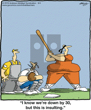 In the Bleachers on Tuesday June 4, 2019 Comic Strip