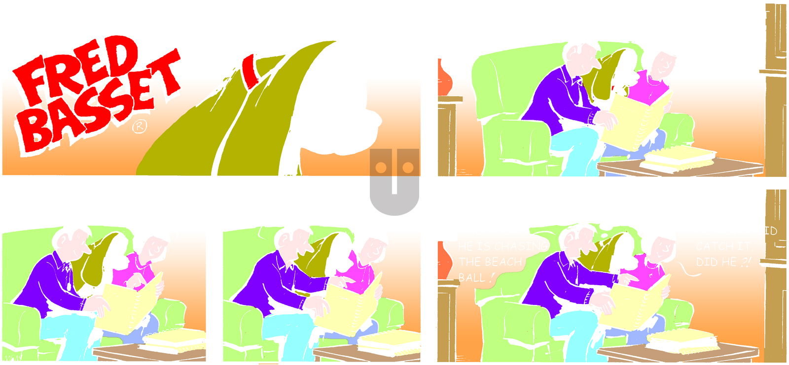 Fred Basset on Sunday April 13, 2014 Comic Strip
