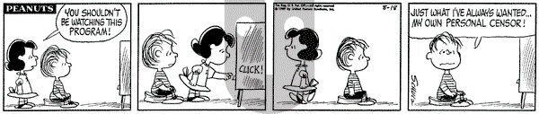 Peanuts on Monday August 18, 1969 Comic Strip