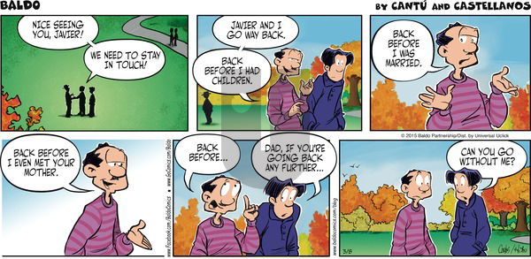 Baldo on Sunday March 8, 2015 Comic Strip
