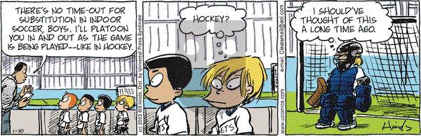 Cleats on Friday January 10, 2003 Comic Strip