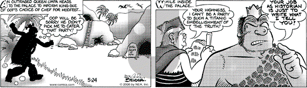 Alley Oop on Monday September 4, 2006 Comic Strip