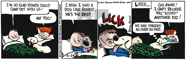 Red and Rover on Saturday June 24, 2000 Comic Strip