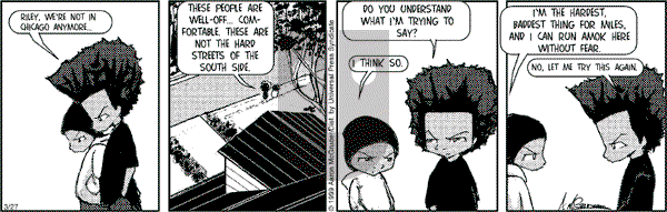 The Boondocks on Monday October 28, 2013 Comic Strip