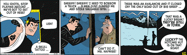Rip Haywire on Saturday February 24, 2018 Comic Strip