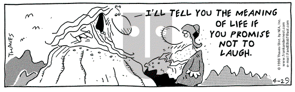 Frank and Ernest on Wednesday April 29, 1998 Comic Strip