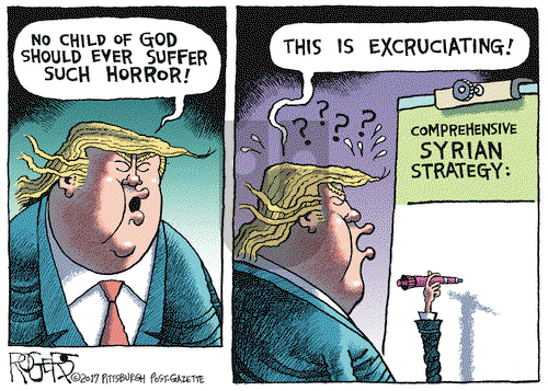 Rob Rogers on Tuesday April 11, 2017 Comic Strip
