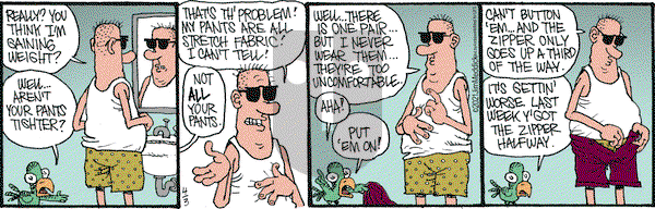 Monty on Saturday April 3, 2021 Comic Strip