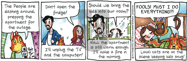 Breaking Cat News on Saturday February 20, 2021 Comic Strip
