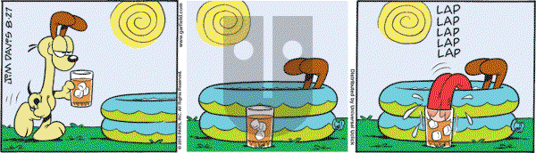 Garfield - Friday August 27, 2010 Comic Strip