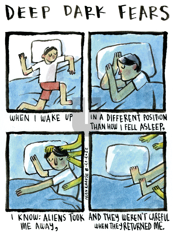 Deep Dark Fears on Monday October 24, 2022 Comic Strip