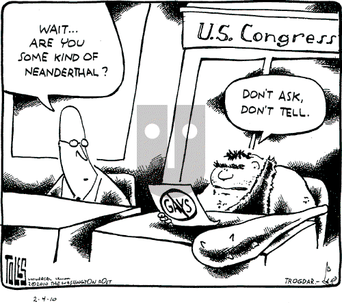 Tom Toles - Thursday February 4, 2010 Comic Strip