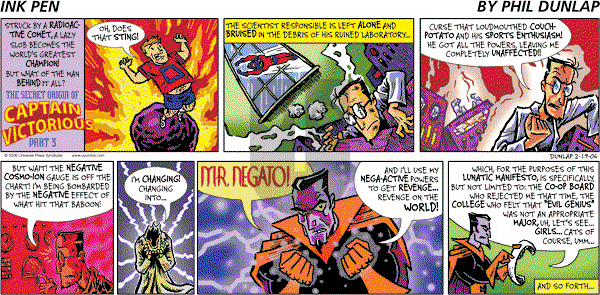 Ink Pen - Sunday February 19, 2006 Comic Strip
