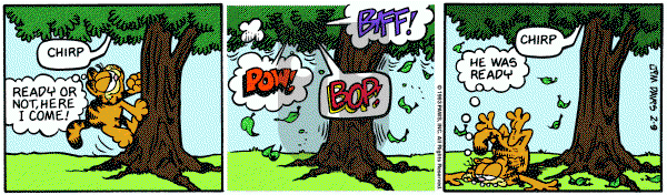 Garfield on Tuesday February 9, 1993 Comic Strip