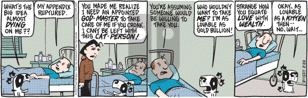 Pooch Cafe on Monday April 9, 2007 Comic Strip