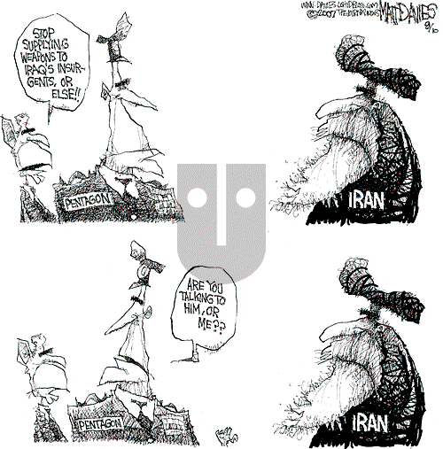 Matt Davies on Friday August 10, 2007 Comic Strip