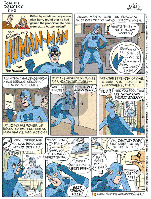 Tom the Dancing Bug on Friday December 3, 2010 Comic Strip