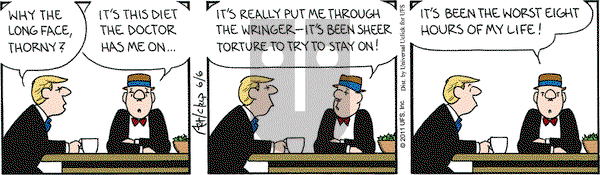 The Born Loser on Monday June 6, 2011 Comic Strip