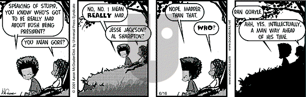 The Boondocks on Saturday January 17, 2009 Comic Strip