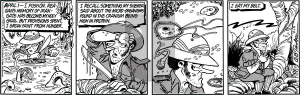 Doonesbury on Wednesday April 1, 1987 Comic Strip