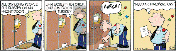 Drabble on Monday May 5, 2014 Comic Strip
