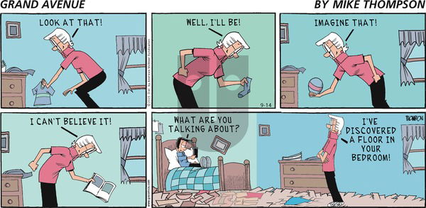 Grand Avenue on Sunday September 14, 2025 Comic Strip