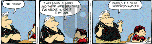 The Buckets on Friday December 5, 2014 Comic Strip