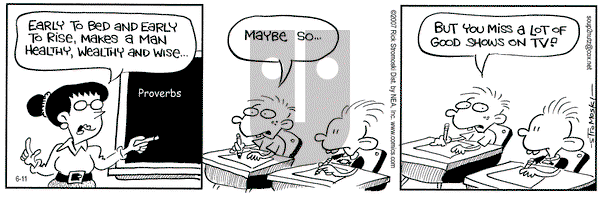 Soup to Nutz - Old on Monday June 11, 2007 Comic Strip