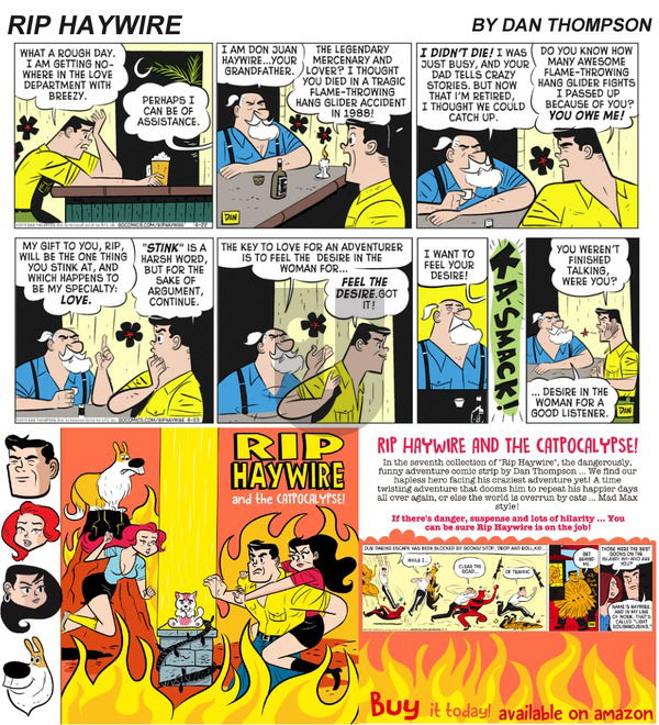 Rip Haywire on Sunday September 3, 2017 Comic Strip