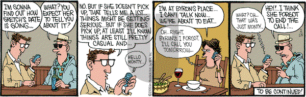 Monty on Wednesday February 25, 2009 Comic Strip