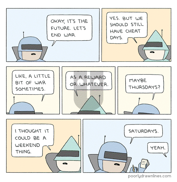Poorly Drawn Lines on Wednesday February 3, 2016 Comic Strip