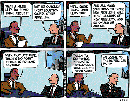 Ted Rall on Saturday May 5, 2001 Comic Strip