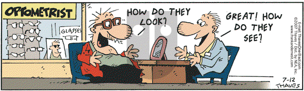 Frank and Ernest on Thursday July 12, 2007 Comic Strip