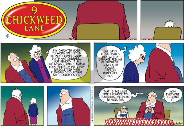 9 Chickweed Lane on Sunday March 23, 2008 Comic Strip
