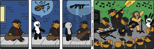 Buni on Wednesday January 4, 2012 Comic Strip