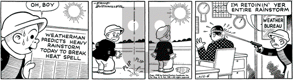 Nancy on Friday August 6, 1948 Comic Strip