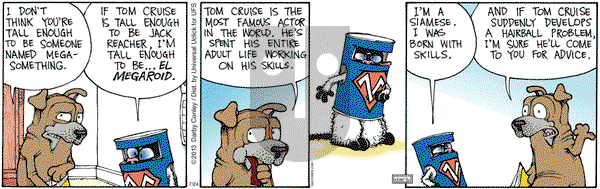 Get Fuzzy on Wednesday July 24, 2013 Comic Strip