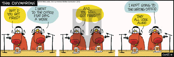 Mike du Jour on Wednesday March 12, 2025 Comic Strip