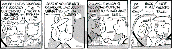 Drabble on Saturday October 16, 1999 Comic Strip