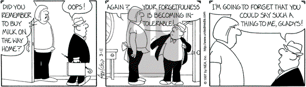 The Born Loser on Tuesday March 11, 1997 Comic Strip