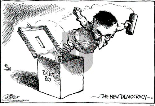 Pat Oliphant on Monday March 15, 2004 Comic Strip